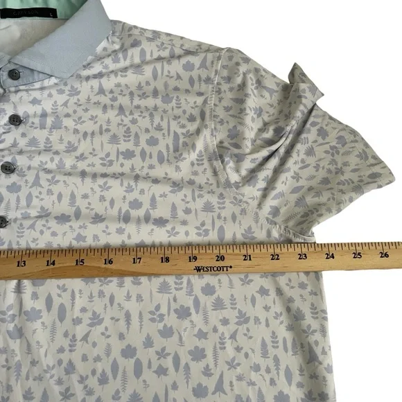 Greyson Golf Performance Polo Shirt Mens Large L All Over Print - Picture 7 of 8